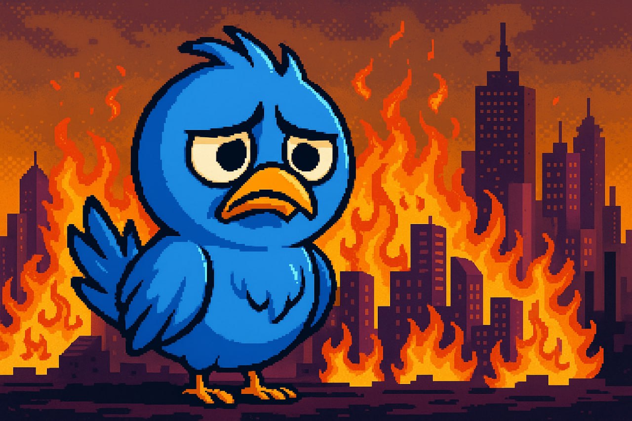 Blue bird Twitter legacy - Every meme and crypto alpha shared through the iconic bird